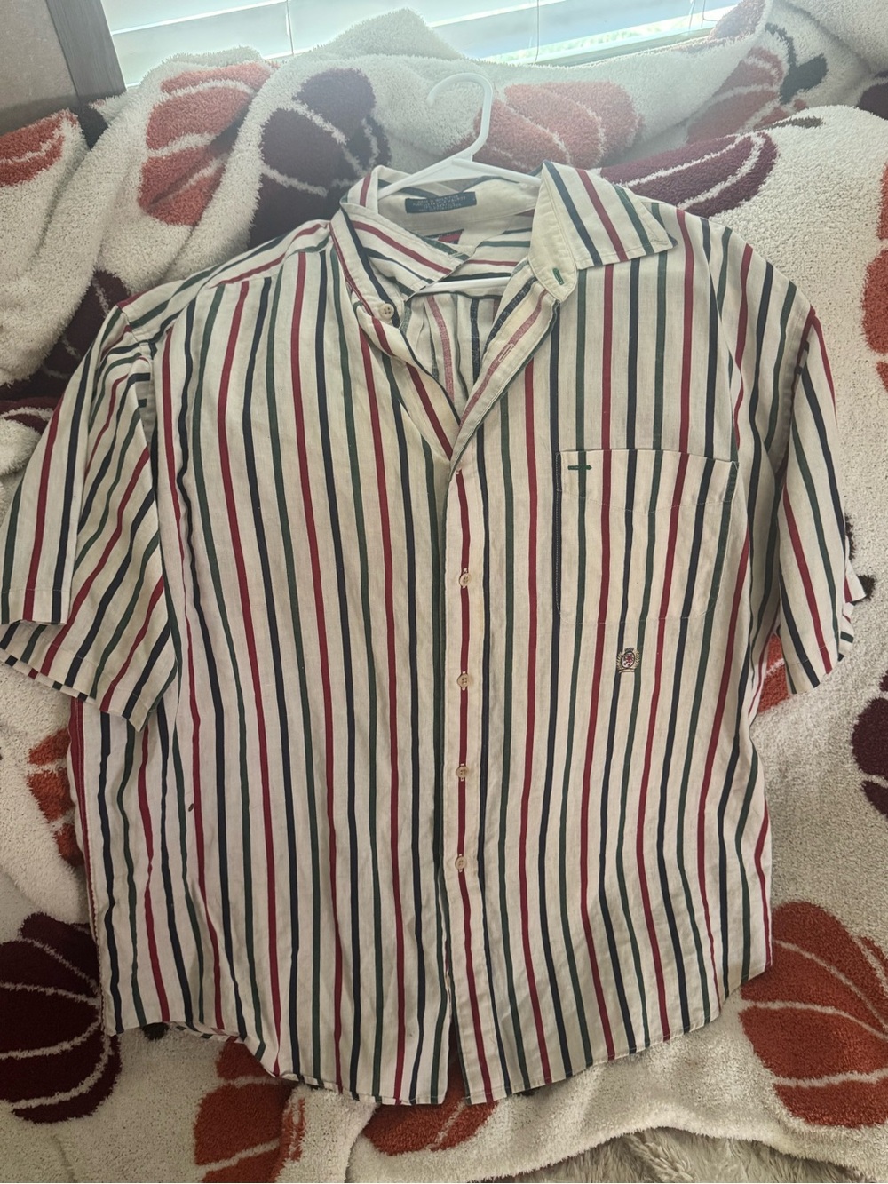Vintage Tommy Hilfiger Short Sleeve Button Up
